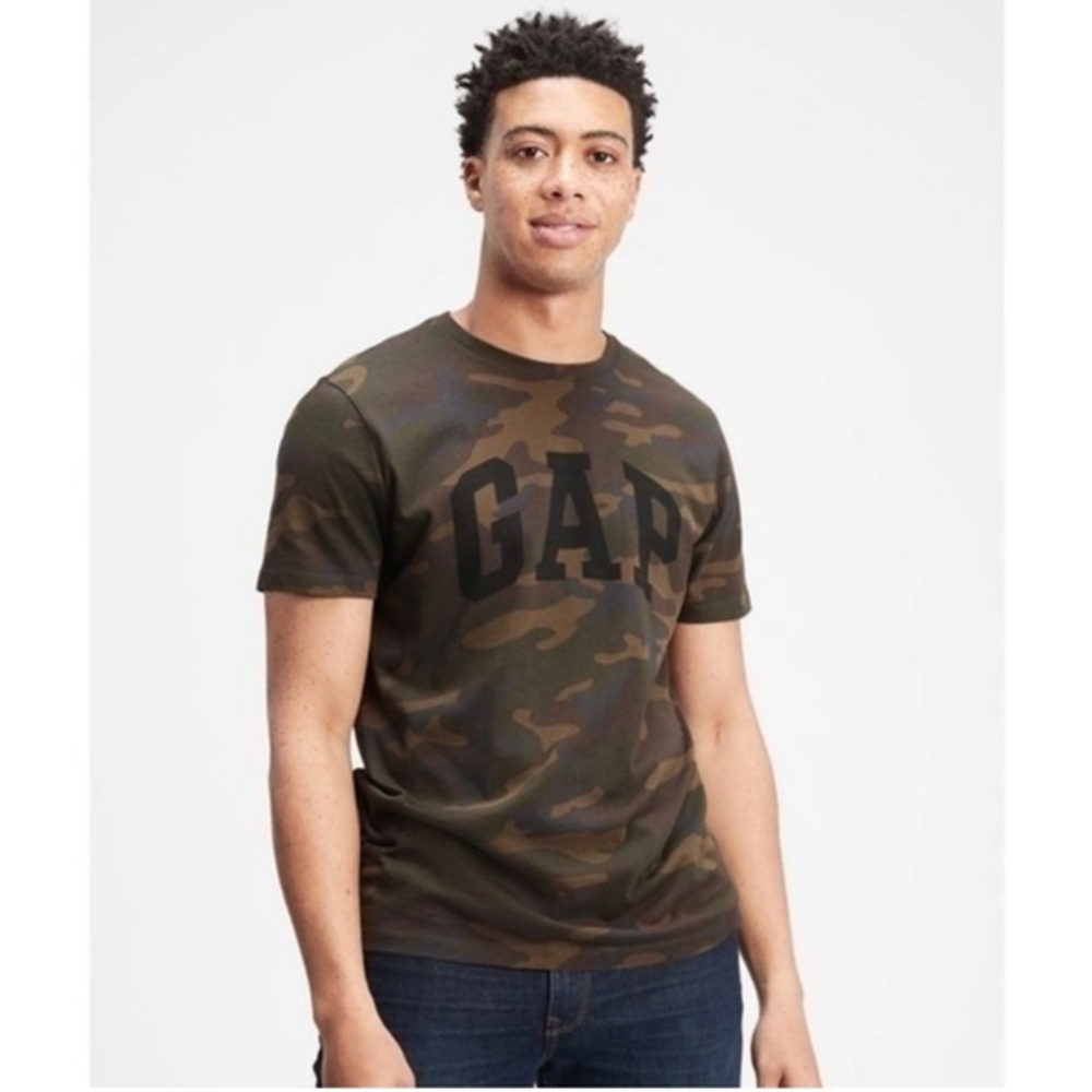 Camo Gap Logo‎ T-Shirt
